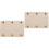 2Pièces Couvre- Beige Cuir PU Pour Sac À Main, Et Style 6