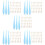 5Sets Practical Sketching Sponge Wiper Plastic Eraser for Art Students 10