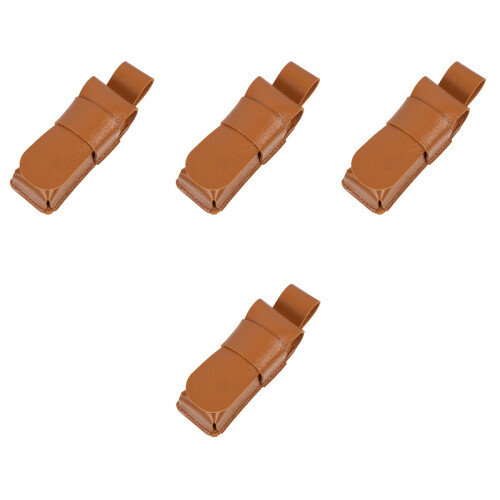 4Pcs Harmonica Protector Brown Lightweight Harmonica Carry Bag 1