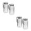 4Pcs Plastic Juice Jugs with Lids for Home Beverage Storage 4