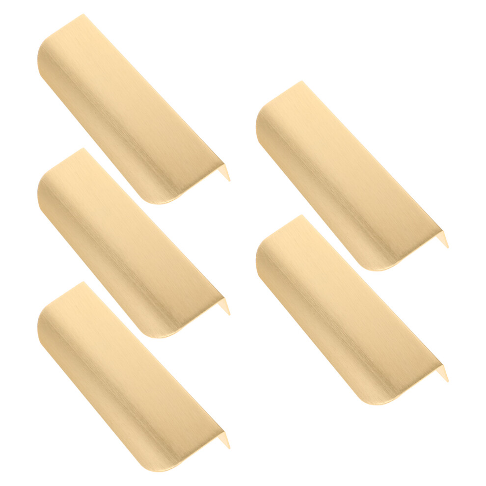 15Pcs Nordic Style Golden Finger Pulls Concealed Handles For Cabinets 3611189347946