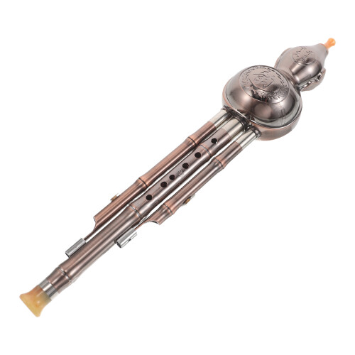 3Pcs Copper-Plated Hulusi Flute B Gourd Beginner Instrument