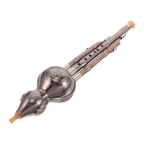 3Pcs Copper-Plated Hulusi Flute B Gourd Beginner Instrument 2