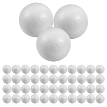 150Pcs Small White Foam Balls for Crafting DIY Art and Decorations