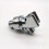 3Pz Doccia Argento in ABS Con Adattatore Per Bagno 9