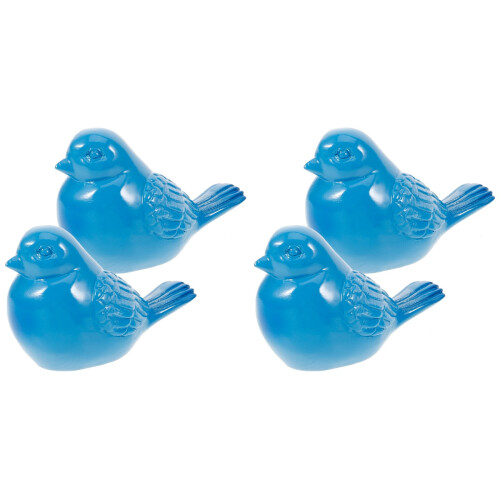 4Pcs Sturdy Ceramic Toilet Bolt Covers Sky-Blue for Bathroom 2