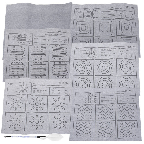 3Set Tessuto Calligrafia Riutilizzabile Per Pratica A Acqua 2