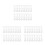 90Pcs White Mask Ear Extension Hooks Clip-on Ear Buckles 7