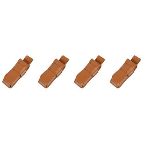4Pcs Harmonica Protector Brown Lightweight Harmonica Carry Bag 2