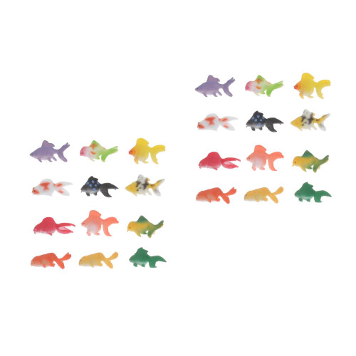 24Pz Mini Rossi Simulati Decorazione Bambini 2