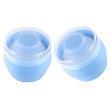 10Pz Puff Per Polvere Baby Con Custodia