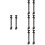 8Pz Extension Parrucca Coda Treccia Sintetica Nera 6