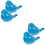 4Pcs Sturdy Ceramic Toilet Bolt Covers Sky-Blue for Bathroom 7