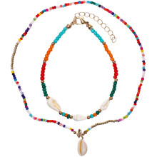 5Set Collane E Bracciali Boho Conchiglia