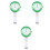 3Pz Orologi Tasca Per E Infermiere Verde, Stile 8