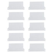 20Pz PVC Peso Fondo Bianco Per Tende Stabili