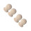 4Pz in Legno Beige Artigianali Per Finiali E Cancelli 7
