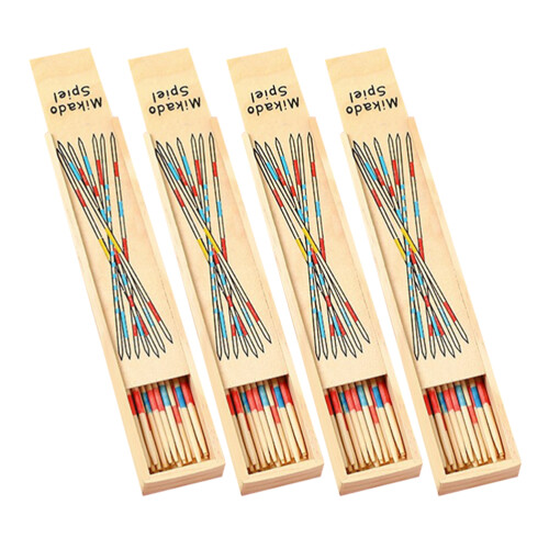 12 Bastoncini in Legno Gioco Classico Educativo Per Bambini