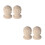 4Pz in Legno Beige Artigianali Per Finiali E Cancelli 8