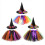 4Pz Costume Bambina Tutu Mesh Colorato Con Cappello Per 9