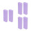 6Pz Pietra Pomice Per Rimuovere Macchie Dure Viola in Gomma Multiuso 6