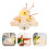 2Pz Accessorio Beige in Legno Per Pappagalli Gioco Interattivo 11