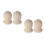 4Pz in Legno Beige Artigianali Per Finiali E Cancelli 5