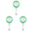 3Pz Orologi Tasca Per E Infermiere Verde, Stile 7