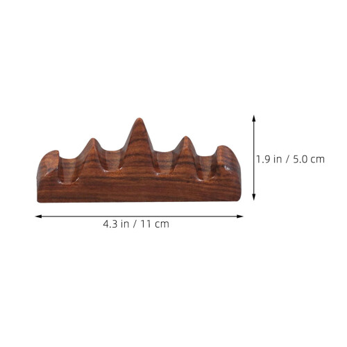 2Pz Reggipennelli in Legno Intagliato, Organizer Per Studio E Ufficio 1
