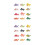 24Pz Mini Rossi Simulati Decorazione Bambini 7