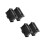 2Paia Supporti Cuscino Posteriore in Gomma Nera Per 6