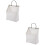 2Pz Borsa Porta Oggetti Da Appendere Bianca Decorativa E Casa 5