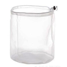 2Pz Sacchetto Trasparente Con Coulisse Mesh Per Biancheria