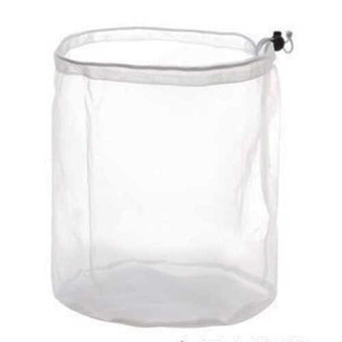 2Pz Sacchetto Trasparente Con Coulisse Mesh Per Biancheria