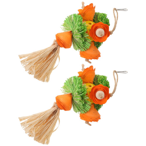 4Pz Giochi Naturali in Legno E Per Pappagalli E Piccoli Uccelli 1