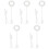 5Pz Per , LED Bianco, Design Compatto 5