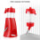 1Set Abbeveratoio Criceto Rosso Bottiglia Inossidabile Base Solida 7