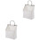2Pz Borsa Porta Oggetti Da Appendere Bianca Decorativa E Casa 3