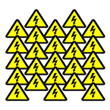 100Pz Adesivi Allarme Autoattaccanti Per Uso Industriale