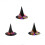 4Pz Costume Bambina Tutu Mesh Colorato Con Cappello Per 8