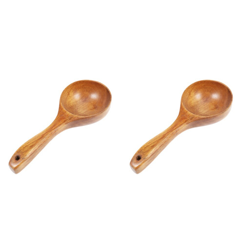 2Pz Cucchiai Legno Grande Capacità Per Acqua 1