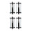 4Pz Batteria Auto Metallo Resistente 10