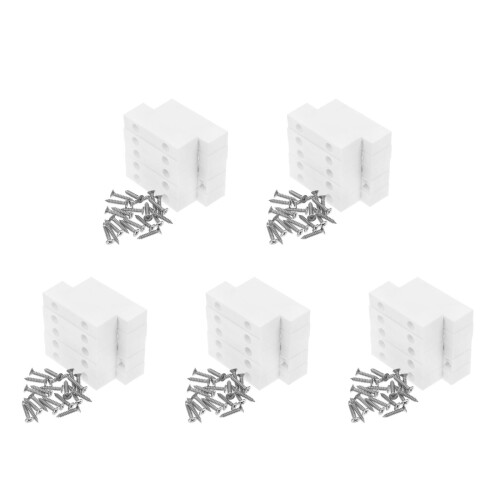 50Pz Bloccanti Finestra in Nylon Per Sicurezza Interna Casa 2