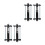 4Pz Batteria Auto Metallo Resistente 7