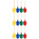 12Pz Palette Sabbia Per Bambini Legno E Giochi Mare 7