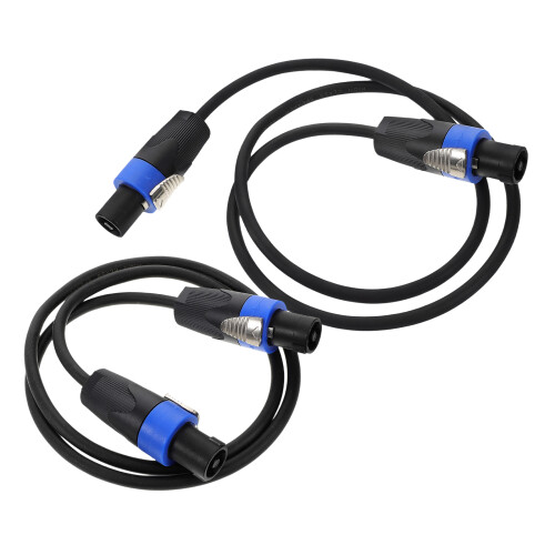 10Pz Cavi Speaker Pure Rame 4 Core Nero Per Casa E Palco Audio Stabile 2
