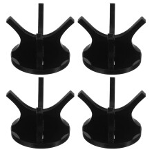 8Pz Portapalline Acrilico Nero Per Baseball, Basket E Palline Piccole