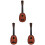 3Pz Ukulele Marrone Per Bambini Leggero E Robusto Da Gioco 2