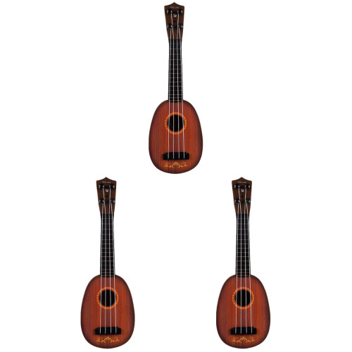 3Pz Ukulele Marrone Per Bambini Leggero E Robusto Da Gioco 1