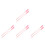 8Pz Spazzole Pediluvio Rosa Per Dita Profonda Manico 3